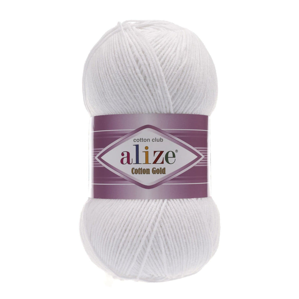 Alize Cotton Gold 55 Vit – bomulls- och akrylgarn
