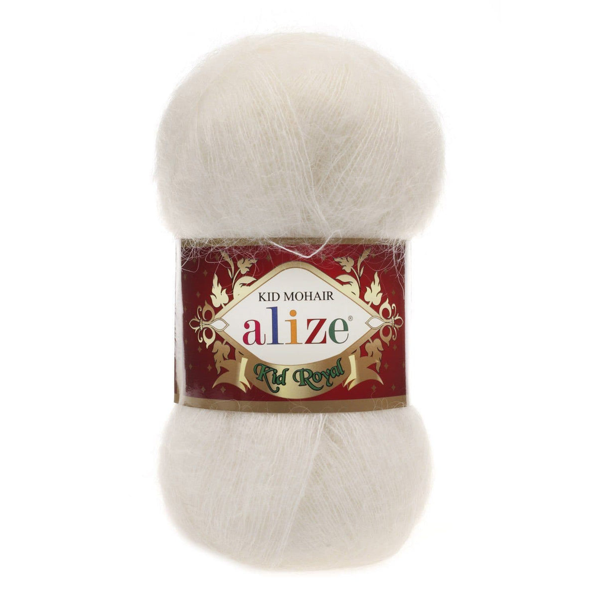 Alize Kid Royal 50 62 Kreminė – ploni moherio siūlai