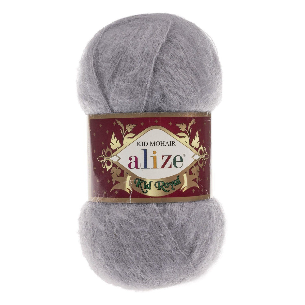 Alize Kid Royal 50 52 Tamsiai pilka – ploni moherio siūlai
