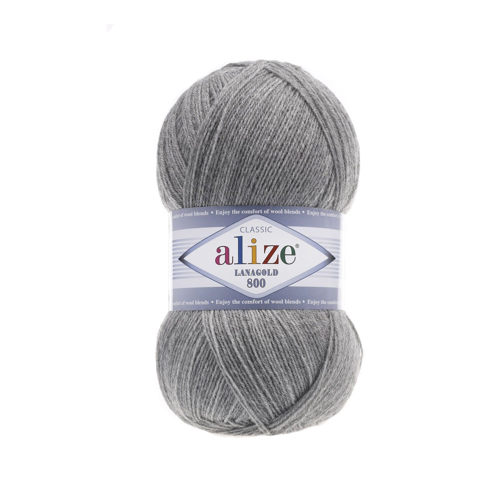 Alize Lanagold 800 Lanagold 800 Grey Melange (21)
