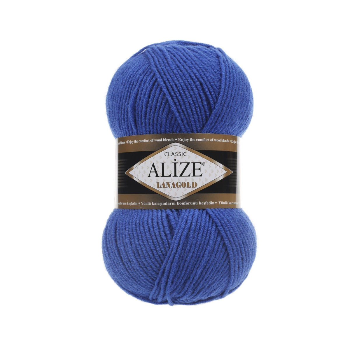 Alize Lanagold Classic 141 Royal Blue – wool acrylic yarn