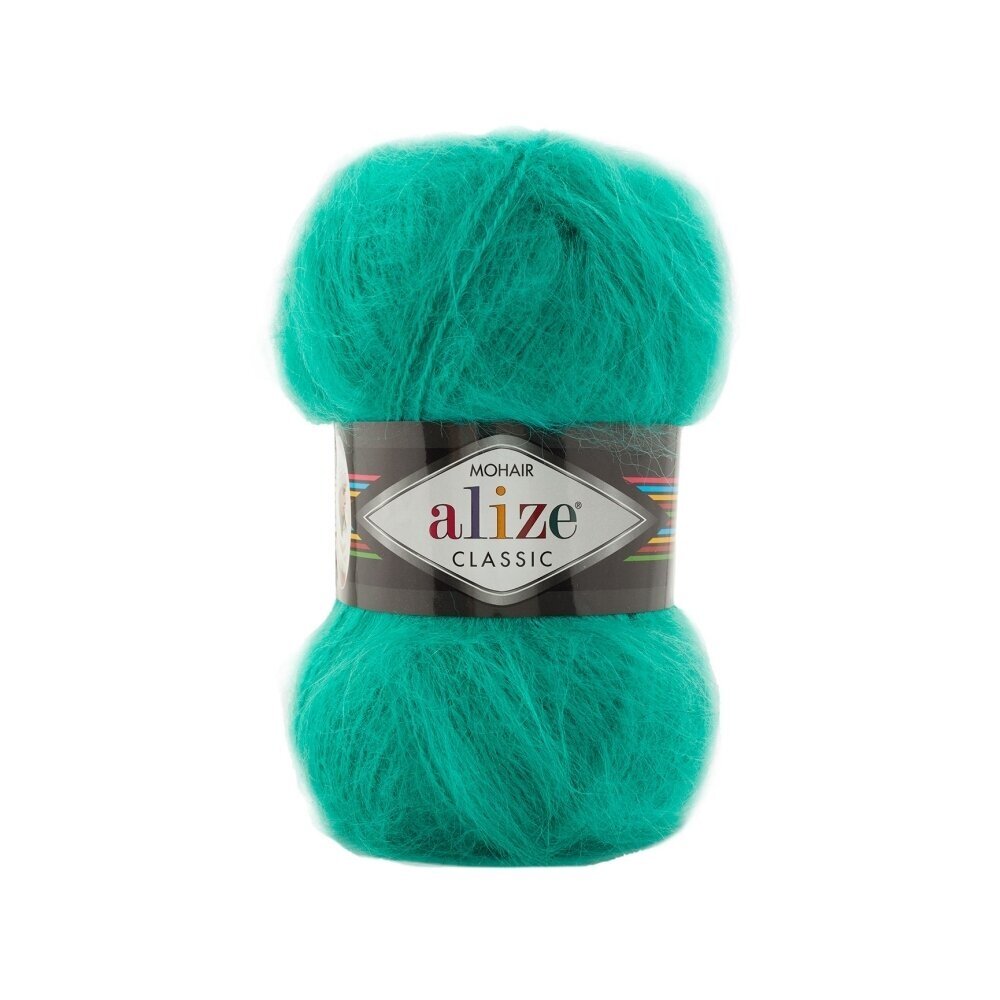 Alize Mohair Classic 477 Émeraude – fil acrylique avec mohair et laine