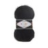 Alize Mohair Classic 60 Noir – fil acrylique avec mohair et laine