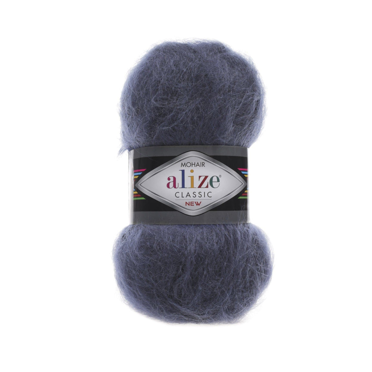 Alize Mohair Classic 411 Denim chiné – fil acrylique avec mohair et laine