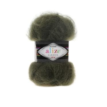 Alize Mohair Classic 29 Vert foncé – fil acrylique avec mohair et laine