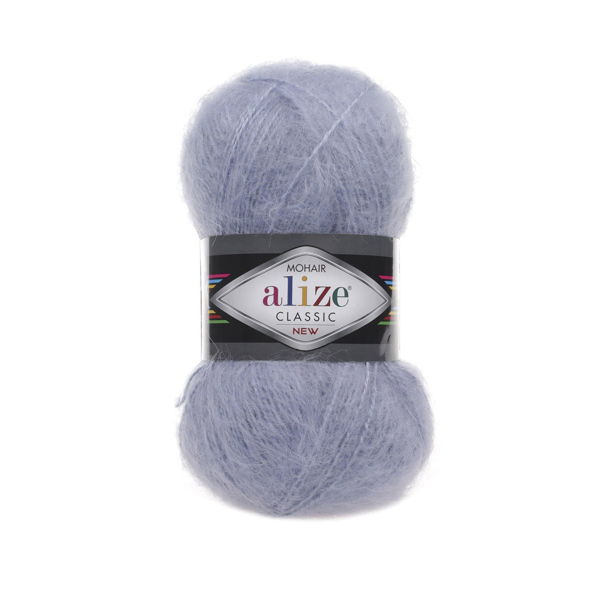 Alize Mohair Classic 51 Bleu acier – fil acrylique avec mohair et laine