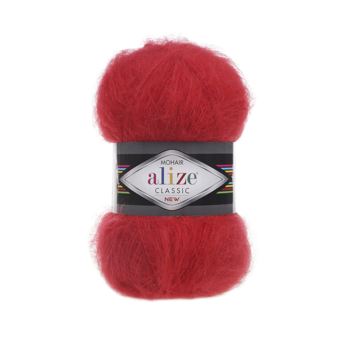 Alize Mohair Classic 56 Rouge – fil acrylique avec mohair et laine