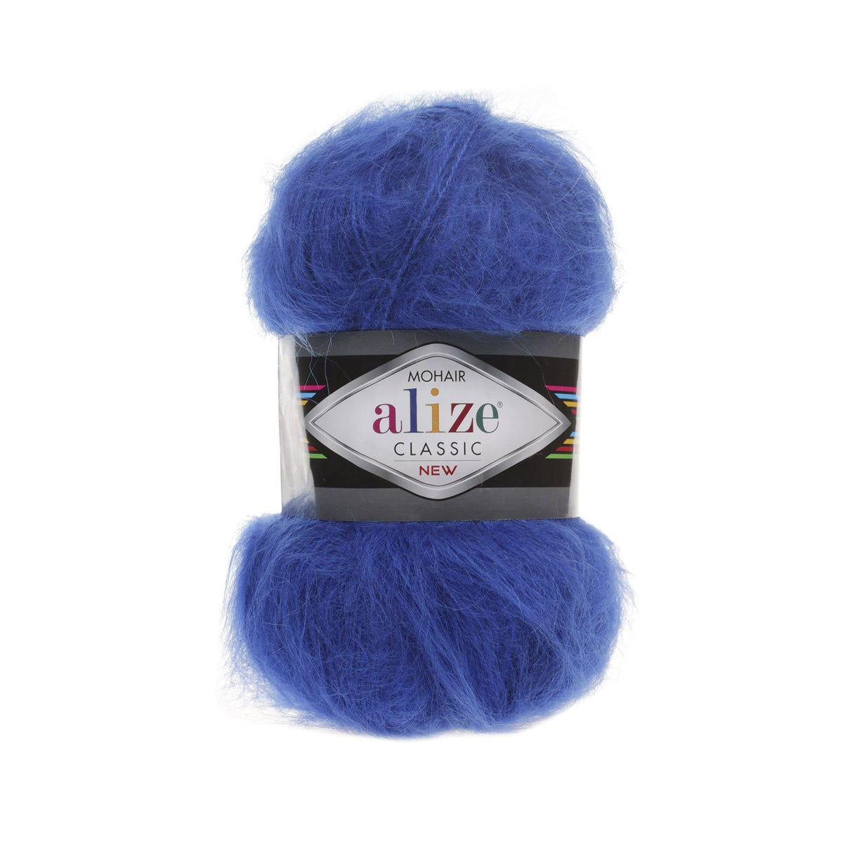 Alize Mohair Classic 141 Bleu roi – fil acrylique avec mohair et laine
