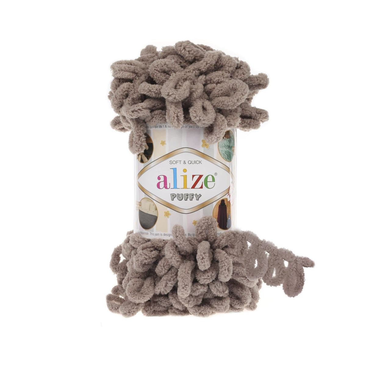 Alize Puffy 530 Taupe – aaslõng