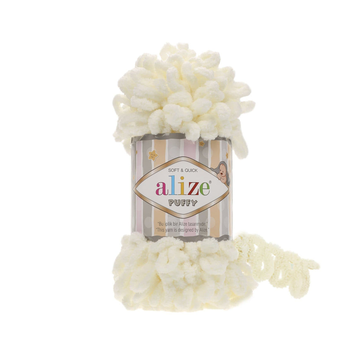 Alize Puffy 62 Kreemjas – aaslõng