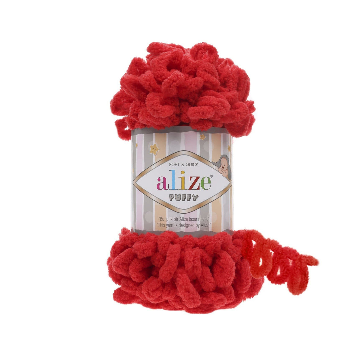 Alize Puffy 56 Punane – aaslõng