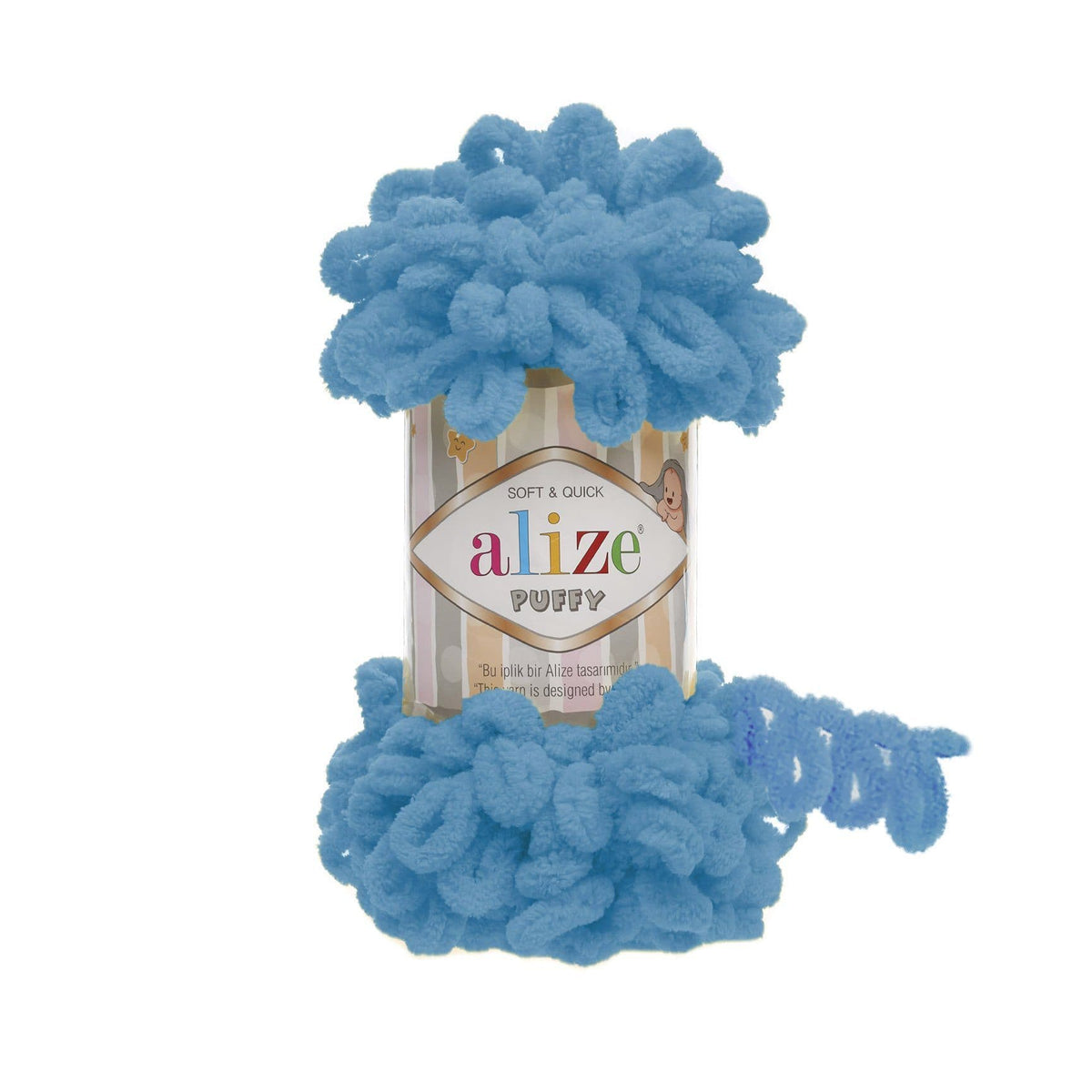 Alize Puffy 16 Asuursinine – aaslõng