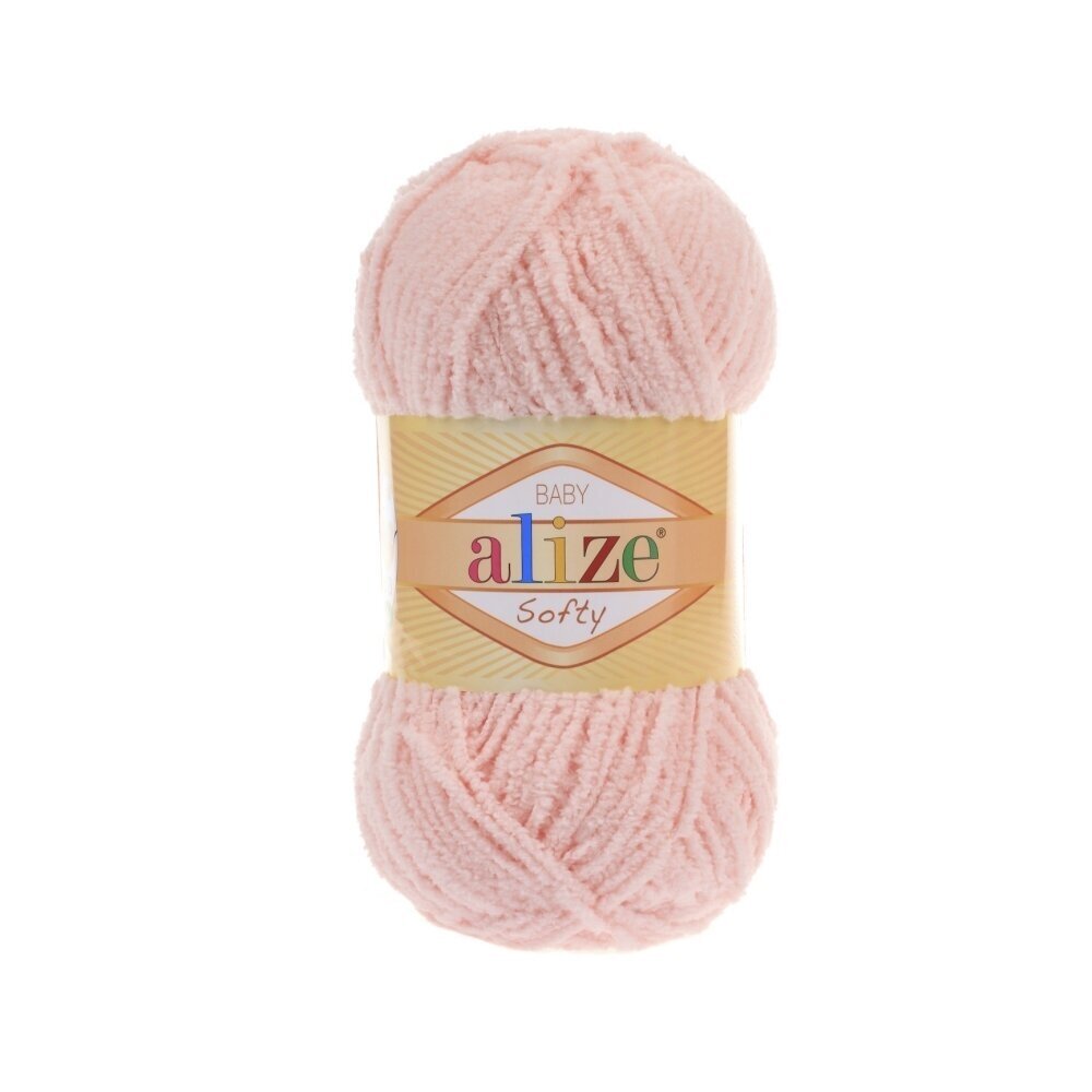 Alize Softy Baby 340 Puderrosa – mjukt babygarn i plysch