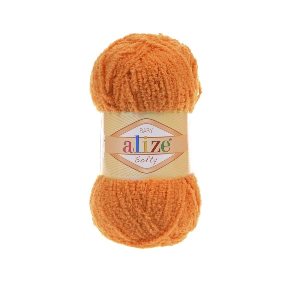 Alize Softy Baby 06 Mandarin – mjukt babygarn i plysch