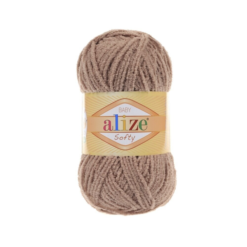 Alize Softy Baby 617 Mink – mjukt babygarn i plysch