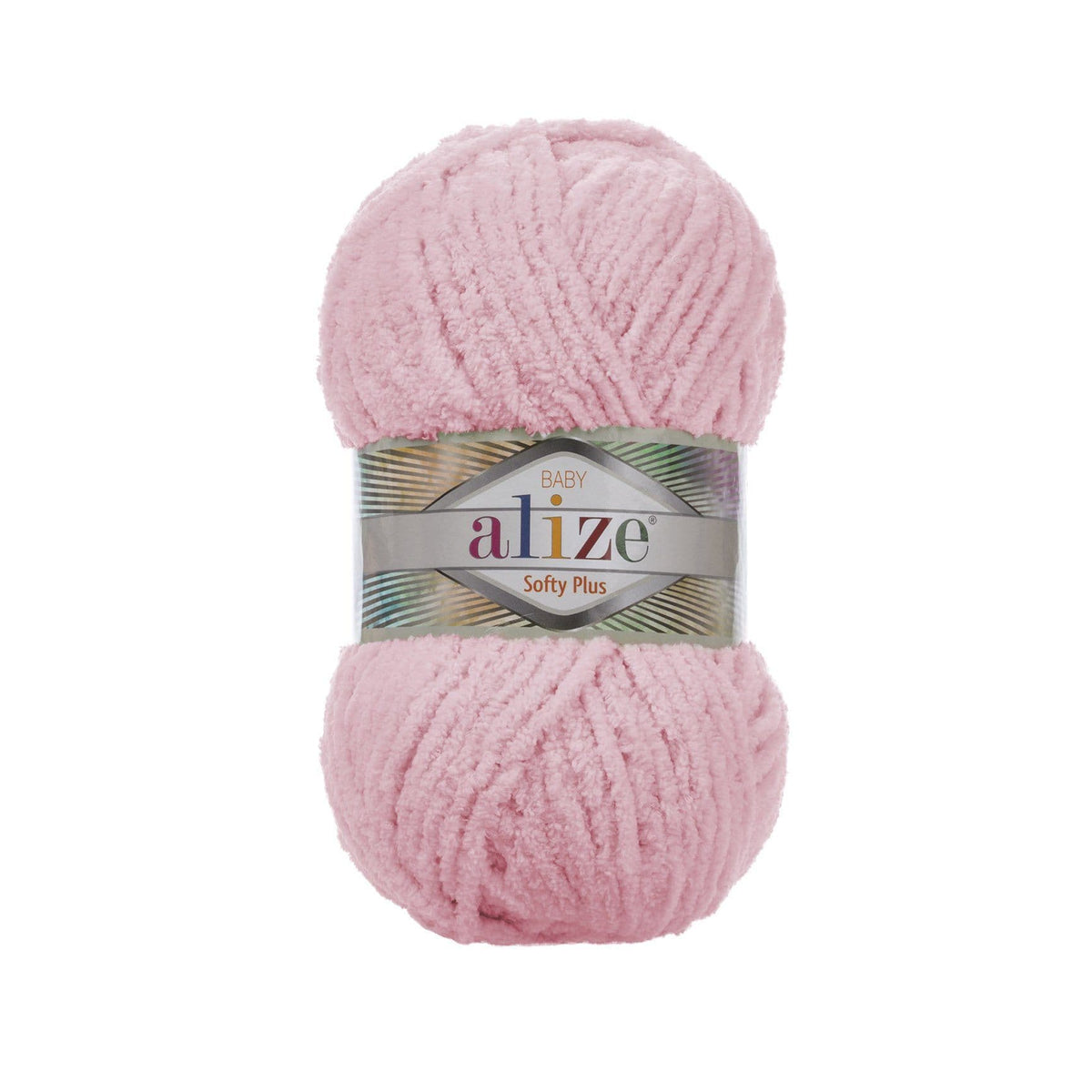 Alize Softy Plus 31 Светло-розовый – толстая плюшевая пряжа