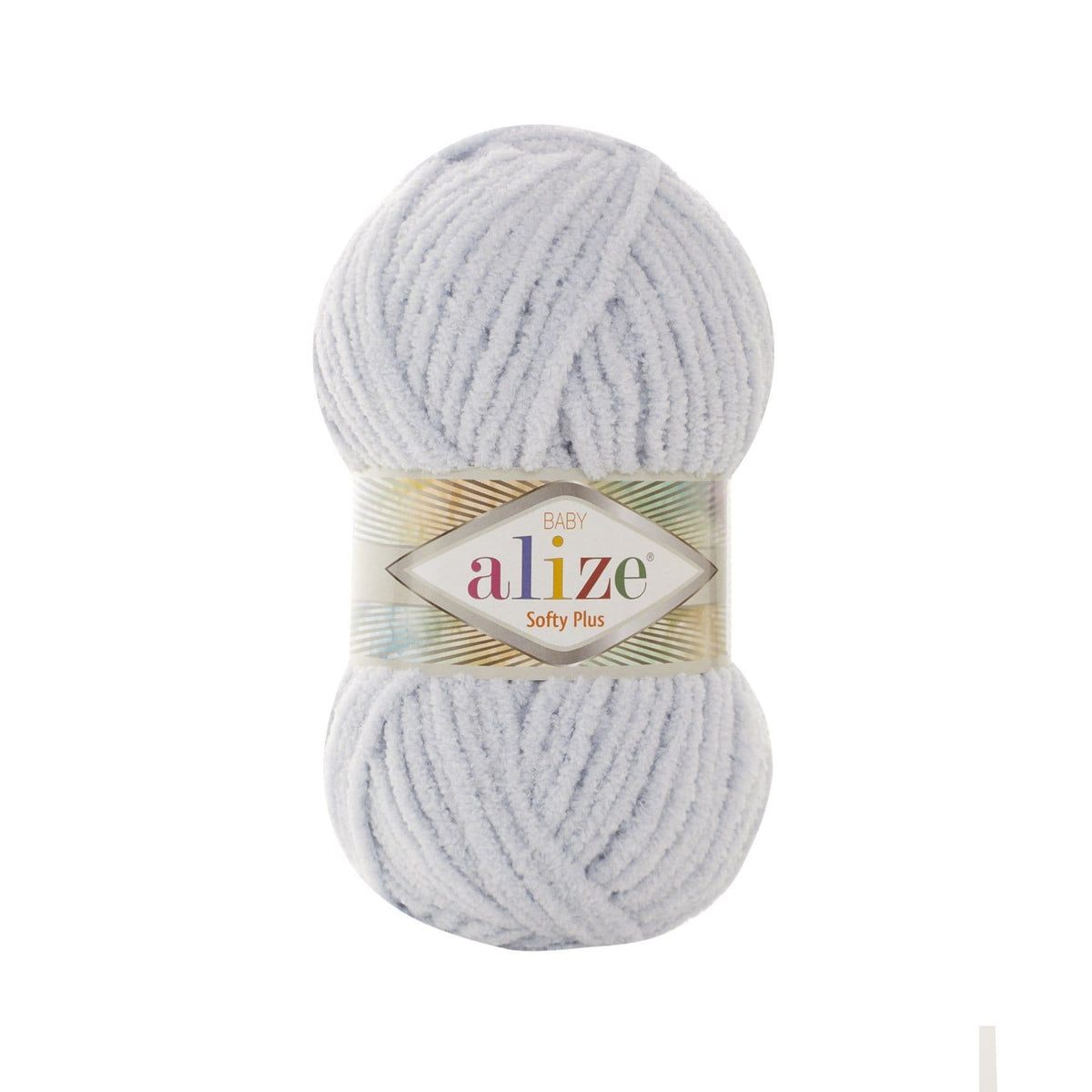 Alize Softy Plus 500 Серый – толстая плюшевая пряжа