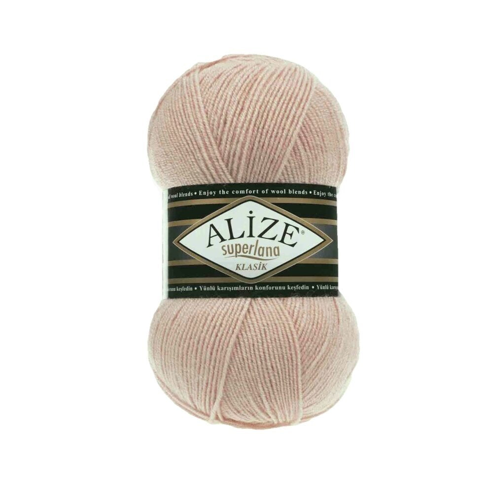 Alize Superlana Klasik 404 Персиковый – пряжа из акрила с шерстью