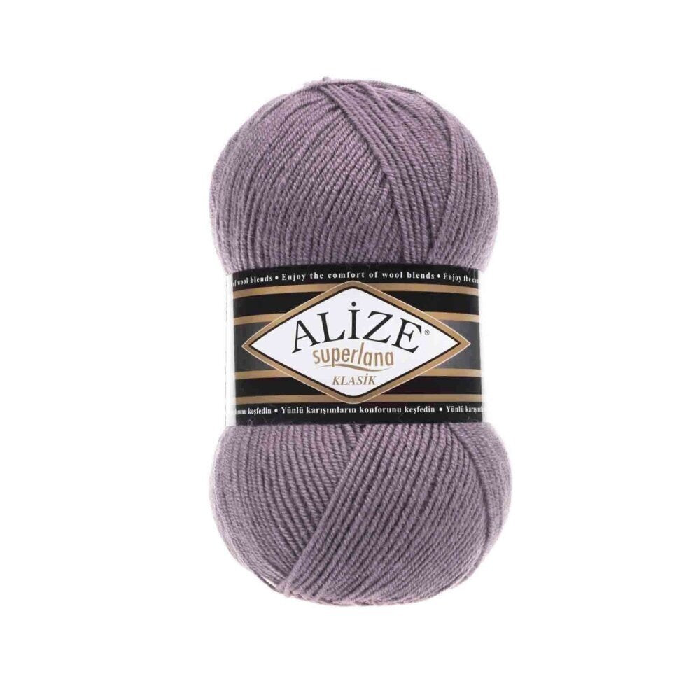 Alize Superlana Klasik 312 Тёмно-розовый – пряжа из акрила с шерстью