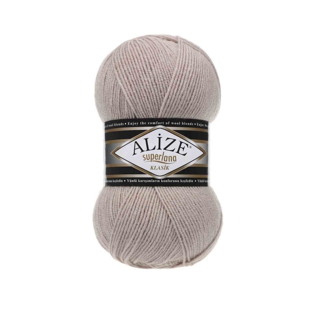 Alize Superlana Klasik 506 Норковый – пряжа из акрила с шерстью