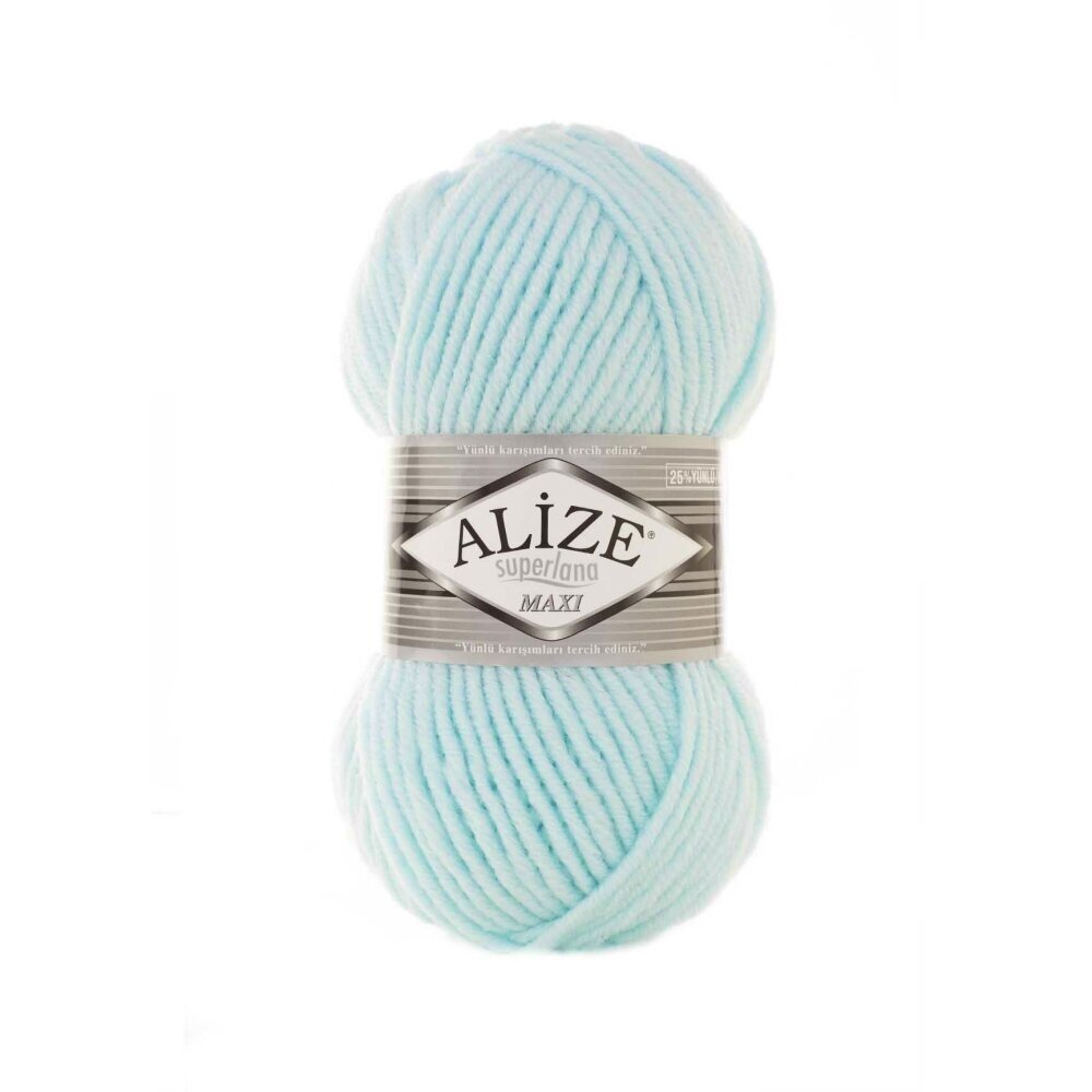 Alize Superlana Maxi 522 Seafoam – chunky wool acrylic yarn