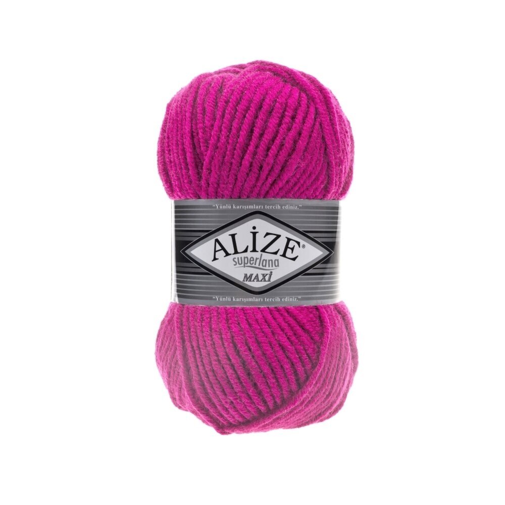 Alize Superlana Maxi 149 Fuchsia – chunky wool acrylic yarn