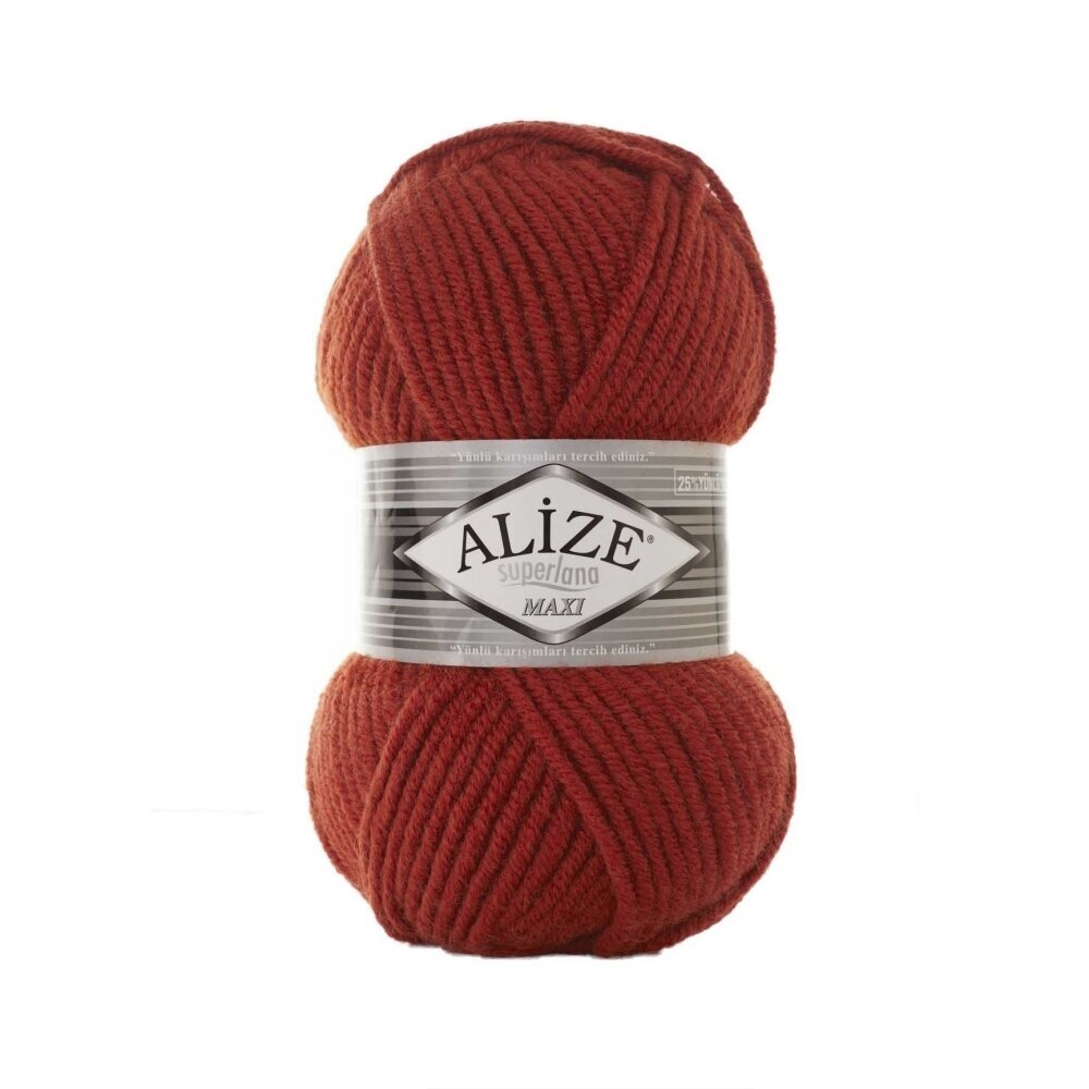 Alize Superlana Maxi 36 Brick – chunky wool acrylic yarn