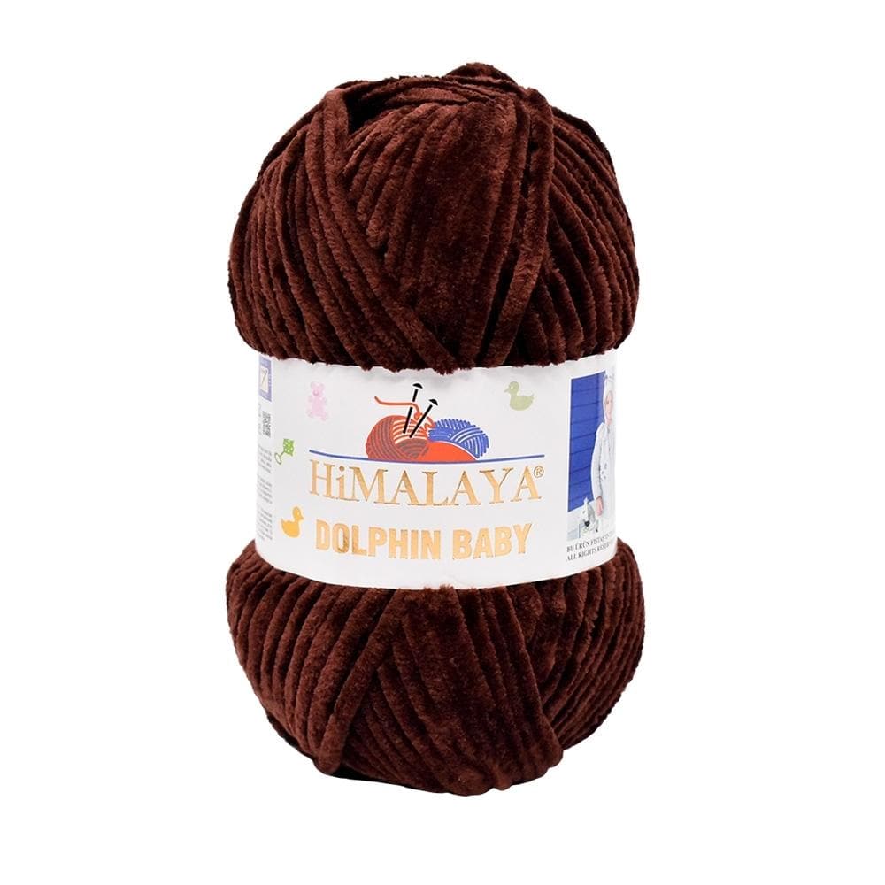 Himalaya Dolphin Baby 80336 Cocoa – plush chenille yarn