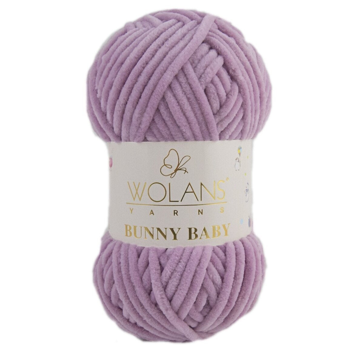 Wolans Bunny Baby 100-59 Hallikaslilla – šenilllõng