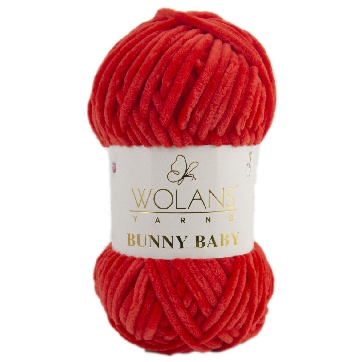 Wolans Bunny Baby 100-08 Punane – šenilllõng