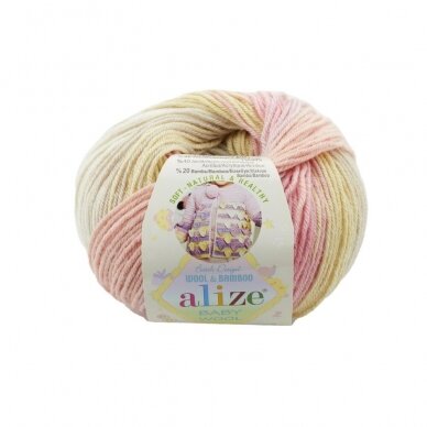Alize Baby Wool Batik, 50 г, 175 м