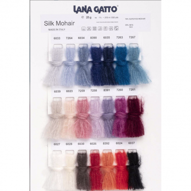Lana Gatto Silk Mohair, 25 g., 212 m. 1
