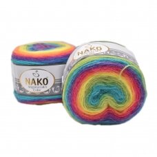 Nako Angora Luks Color, 150 г, 810 м