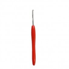 Crochet hook with rubber handle, 4 mm