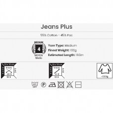 YarnArt Jeans Plus, 100g., 160m.