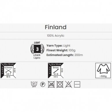 YarnArt  Finland, 100g., 200m. 1